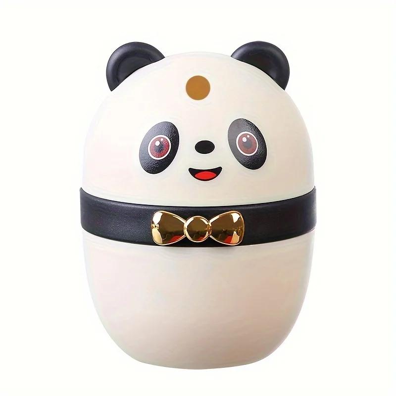 Panda Toothpick Box: Cartoon Automatic Toothpick Dispenser Cute Decoration Novelty Kitchen Home Storage Box