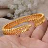 Dubai Gold Color Bangles for Women Dubai Bride Wedding Ethiopian Bracelet Africa Bangle Arab Jewelry Gold Charm Bracelet