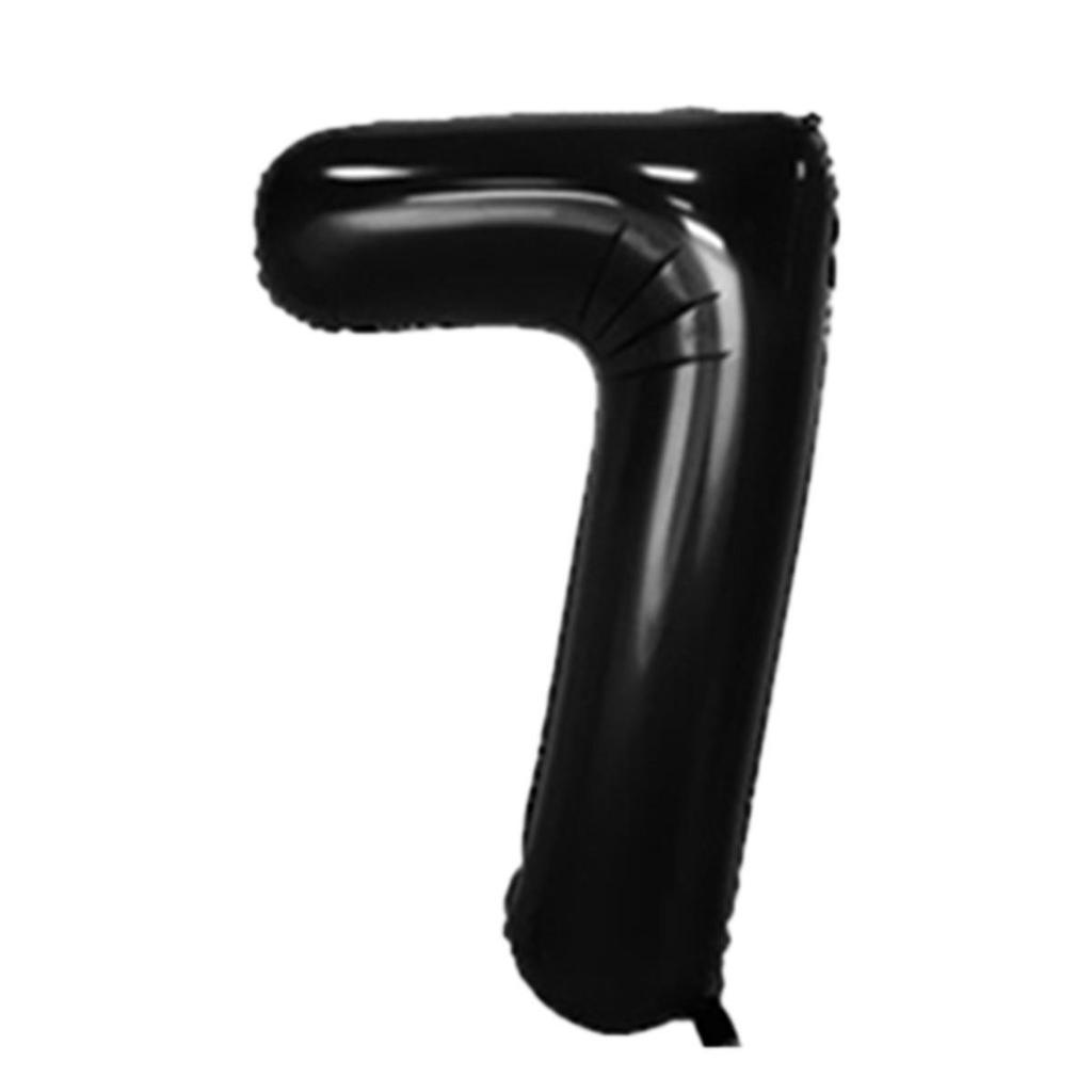 32-Inch Gradient Color Aluminum Foil Number Balloons - US Version
