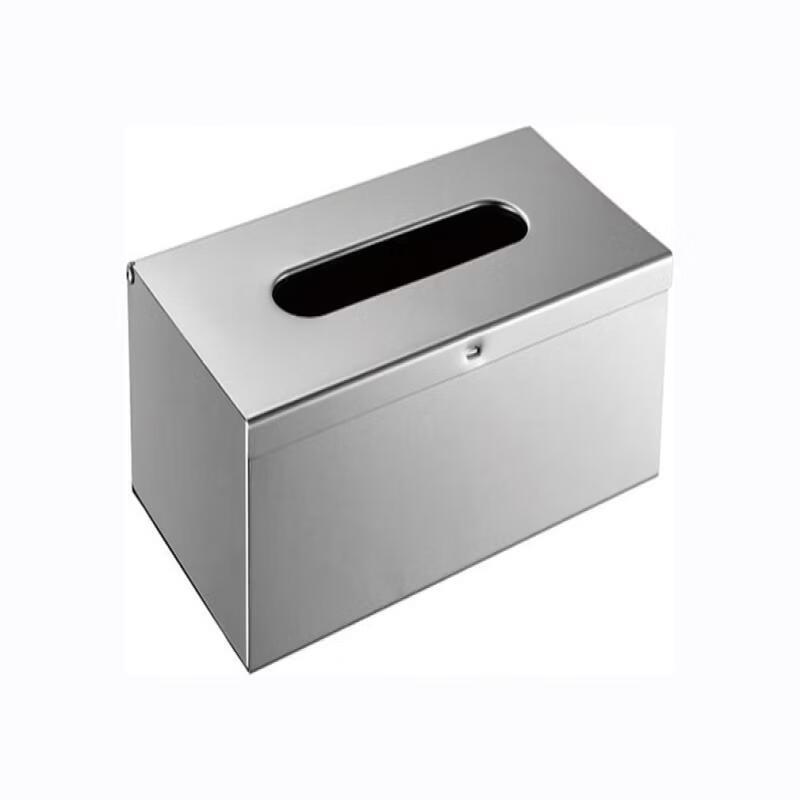 cmaos Stainless Steel Tissue Box with Suction Hook