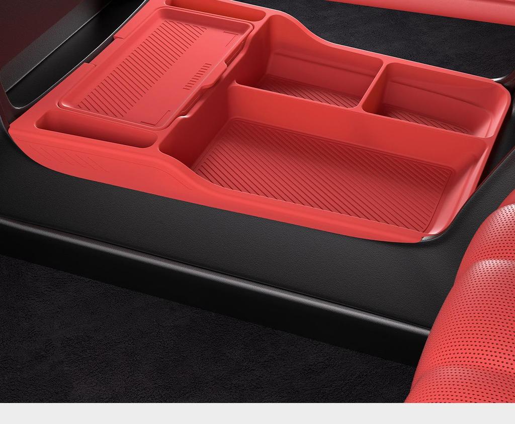 Xiaomi SU7 Center Console Double-Layer Storage Box for Car Armrest