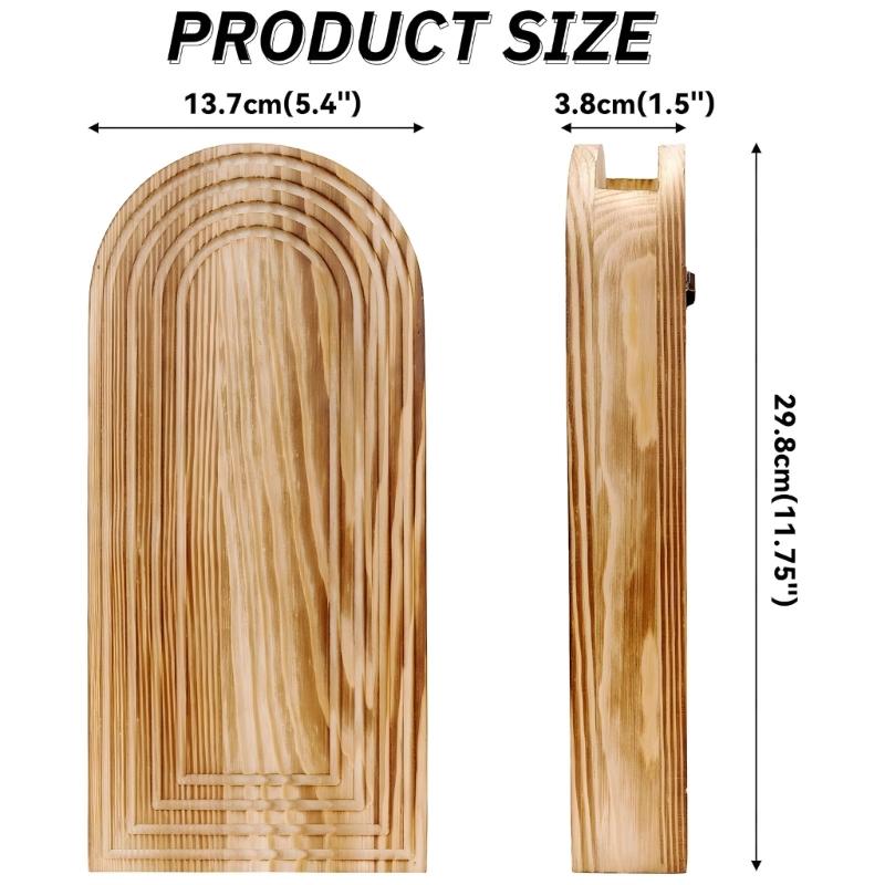Natural Timber Wall hungry Display For Home Office Enhancement And Limited Space Cultivation