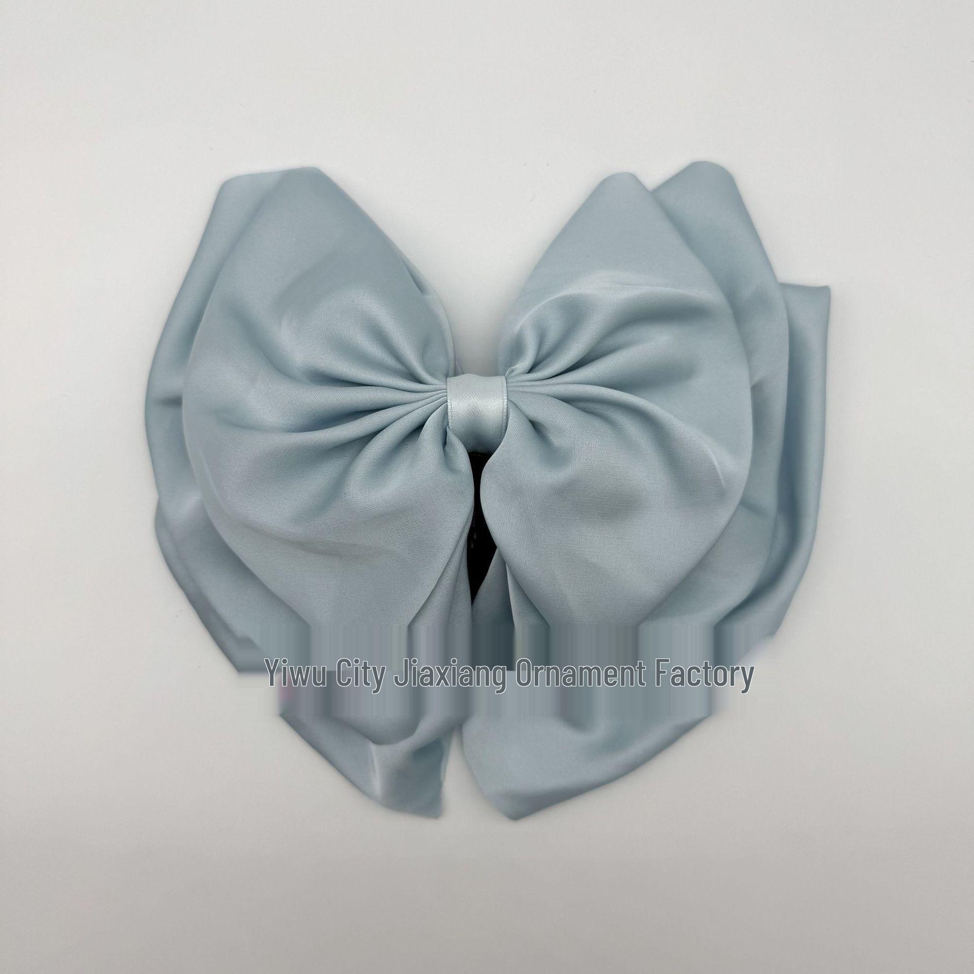 Rhinestone Bow Multi-Layer Tassel Hair Clip for Ponytails