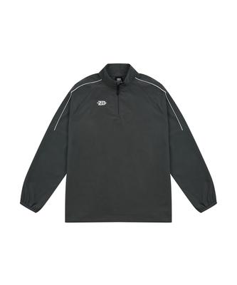 ZD SPORTS Zd Light Woven Shell Half-Zip [Dark Grey]