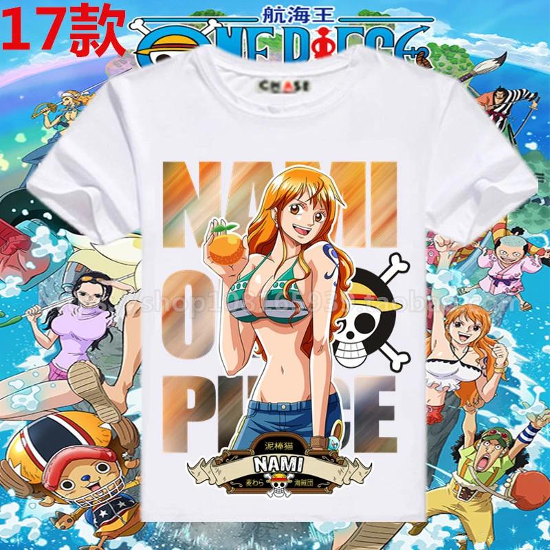 Cosplay One Piece Nami Anime Manga T-Shirt Tee Costumes Polyester M