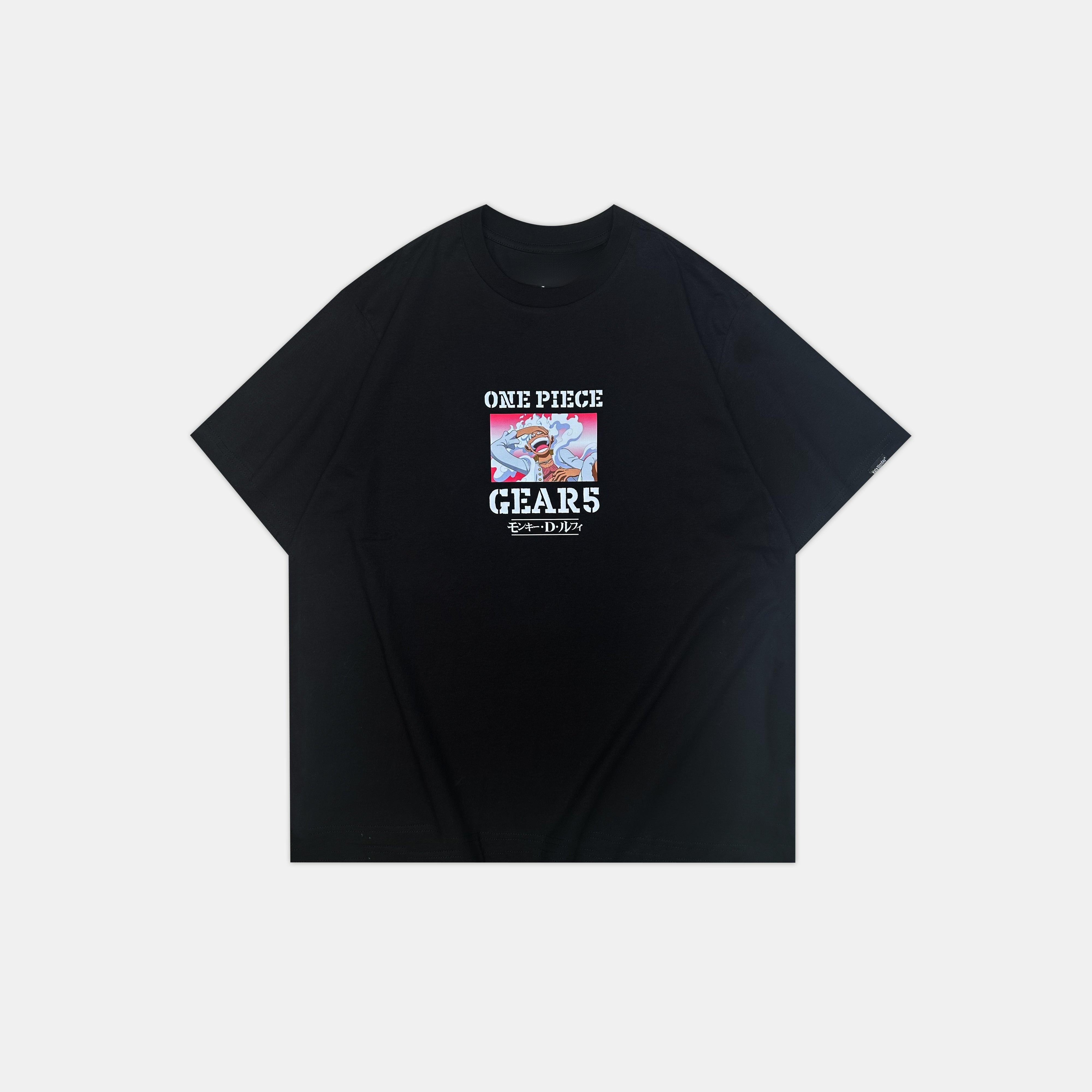 

Summer 2026 One Piece Munch D Luffy Category 5 Sunnika Minimalist 100 Cotton Printed Tshirt for Boys and Girls Y2k S