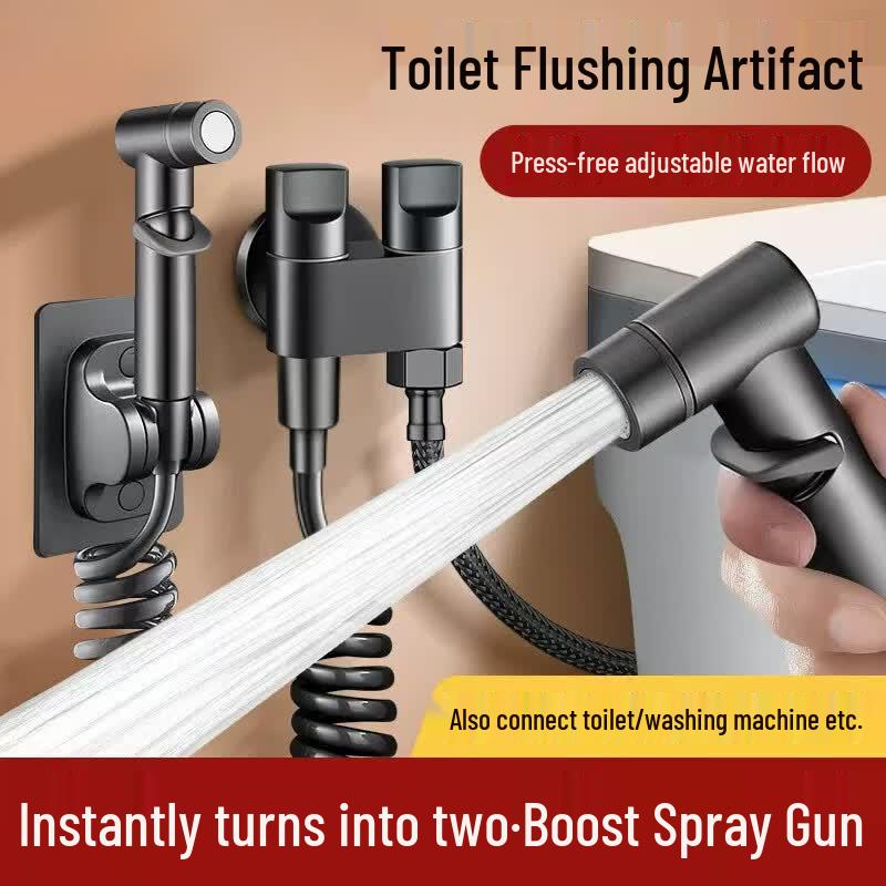 TLXT All-Copper Bidet Sprayer with Dual Control Angle Valve