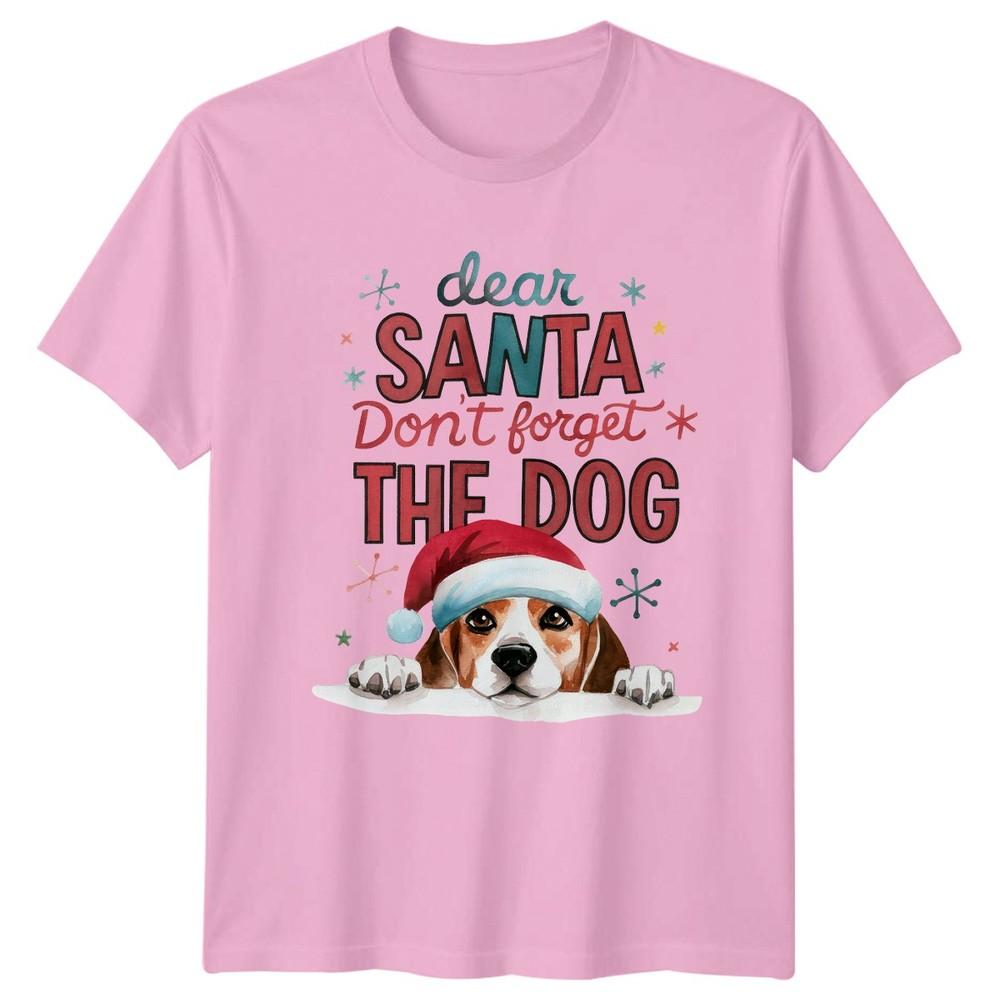 Dear Santa Dont Forget The Dog Christmas Holiday Unisex Unisex Graphic Tee