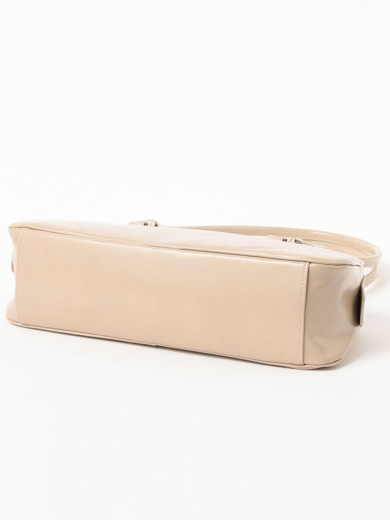 B:MING LIFE STORE by BEAMS Leather Long Handle Boston Bag, Women's, Black, One Size