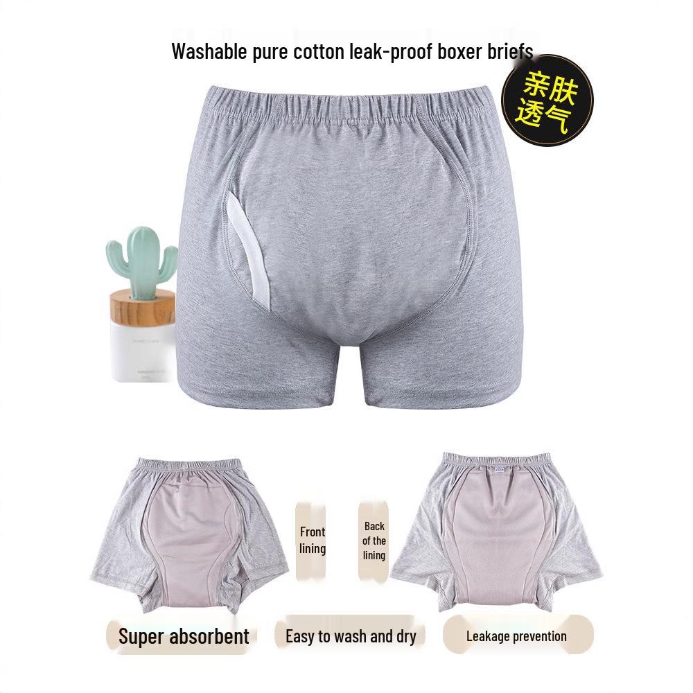 Washable Elderly Leak-Proof Pull-Up Cotton Adult Diapers