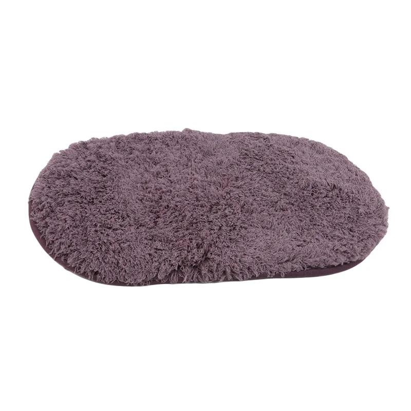 Absorbent Soft Soft Fine Fiber Bedroom Bathroom Floor Mat -- Non-slip Door Mat Shower Rug, Full Latex Non-slip Bottom, 30*50cm
