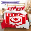 Hallescher FC Pattern Bedding,Quilt Set Quilt Cover Pillowcase Home Birthday Gift(1 * Duvet Cover + 2 * Pillowcase, Without Core)
