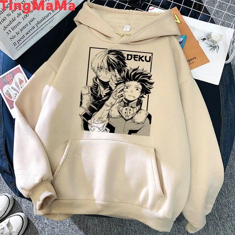 My Hero Academia Shoto Todoroki hoodies Unisex y2k aesthetic printed Korea 2021 Unisex pullover 2021 Unisex Hoodie
