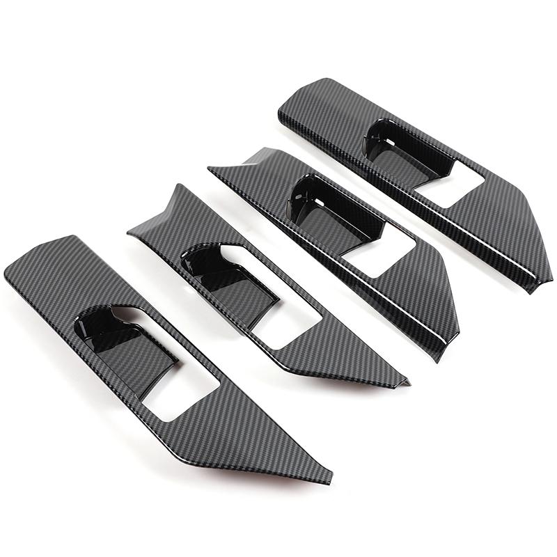 ABS Carbon Fiber For Toyota Hilux 2026+ Interior Accessories Door Handle Window Rises Switch Cover Gear Box Shift Panle Cover