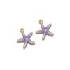 20pcs Stainless Steel Enamel Starfish Girls Bracelet Decoration Kids Summer Cute Necklace Charms DIY Jewelry Making Supplies