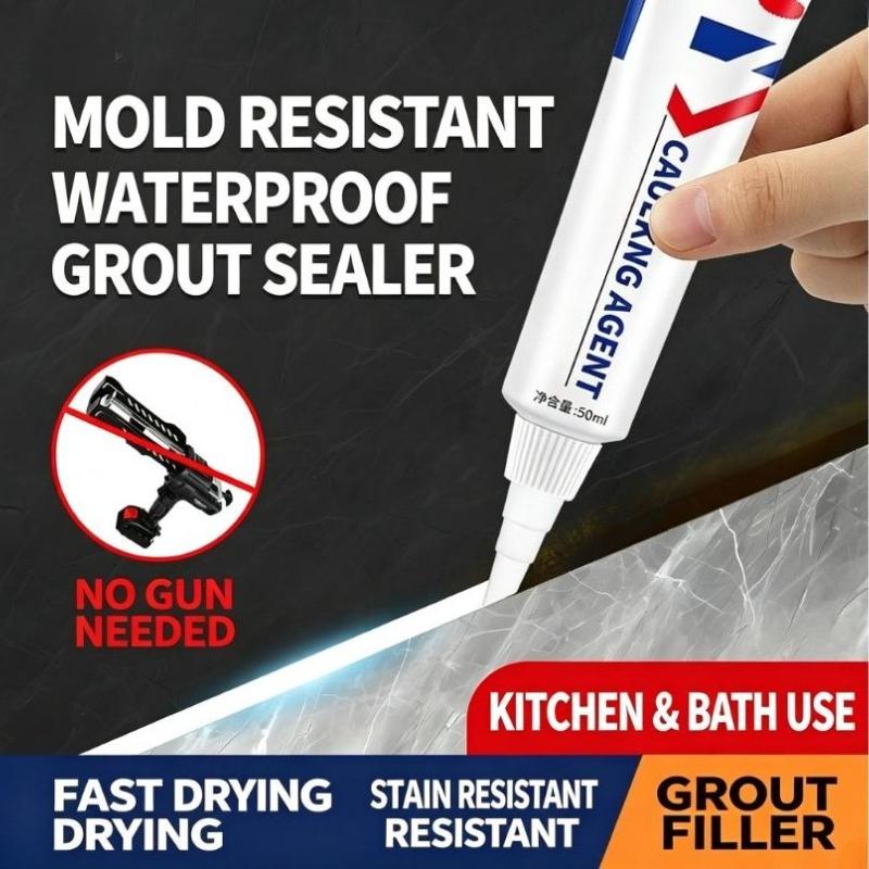 Waterproof and Mildew-proof Kitchen and Bathroom Sealant to Fill Gaps, Cement Agent, Bathroom Waterproof Glue to Fill Leaks, Strong Plastic Steel Mud