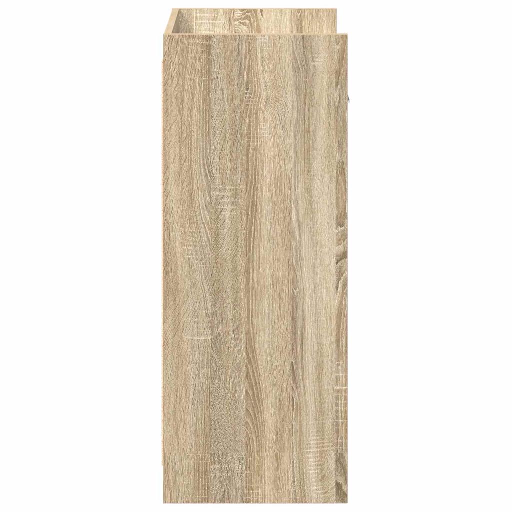 Shoe Cabinet in Sonoma Oak 48 x 36 x 92 cm Engineered Wood