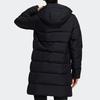 Adidas Outdoor Mid-Length Warm Duck Down Hooded Jacket Women Jacket Black H23071