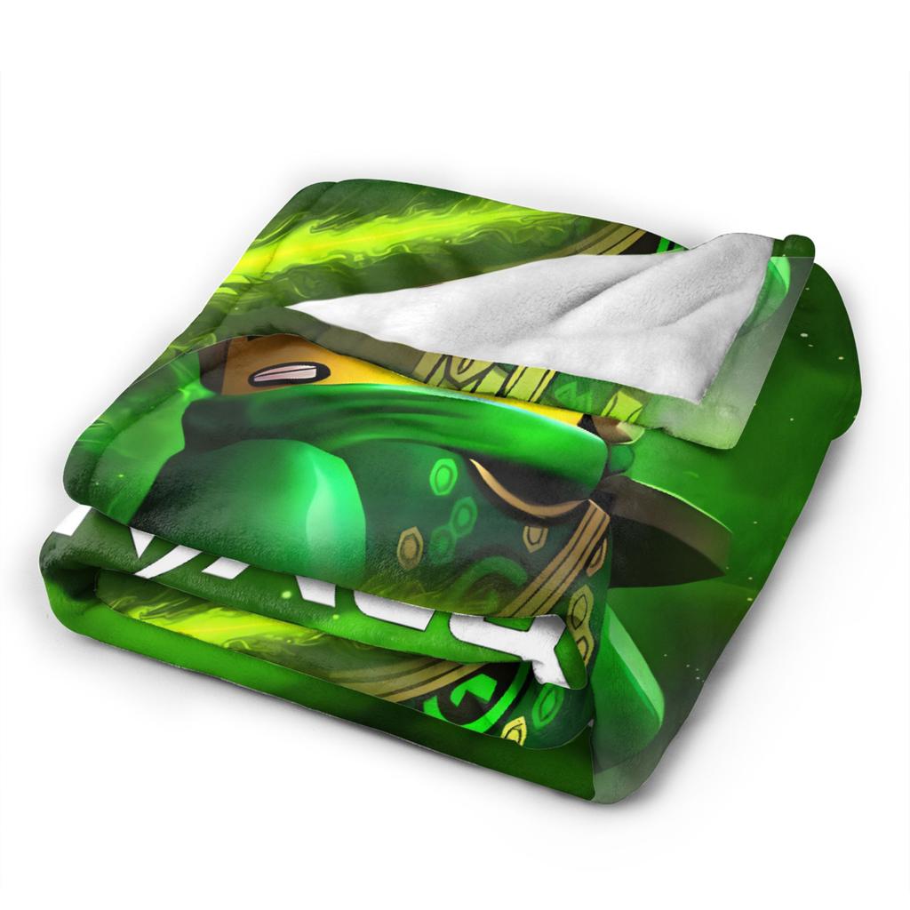 Warm Soft BlanketChild Airplane Travel N-Ninjagos Lloyd Throw Blanket  Flannel Bedspread For Couch Bed Novelty Sofa Bed Cover