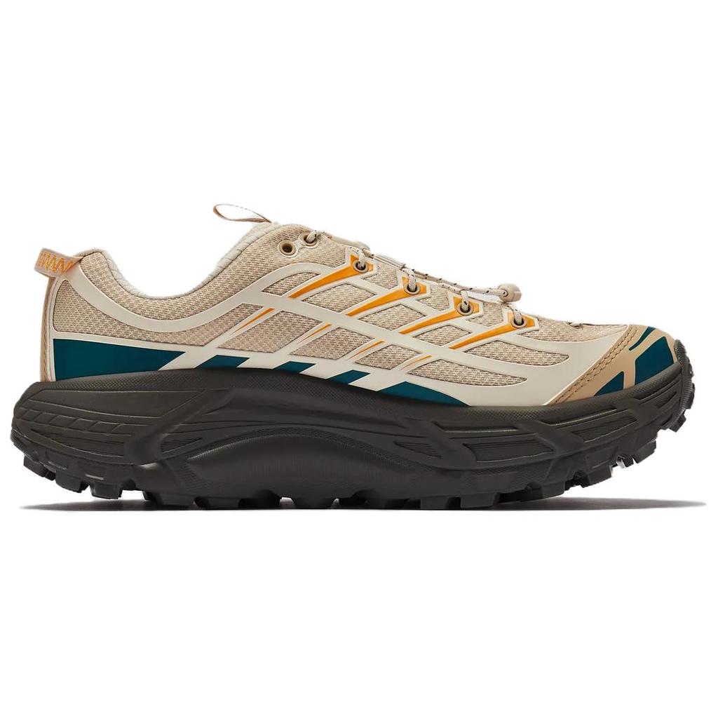 Hoka One One Mafate Three 2 Bequeme Klassische Trailrunning-Schuhe Unisex-Sneaker Beige Orange 1175490-CRMK
