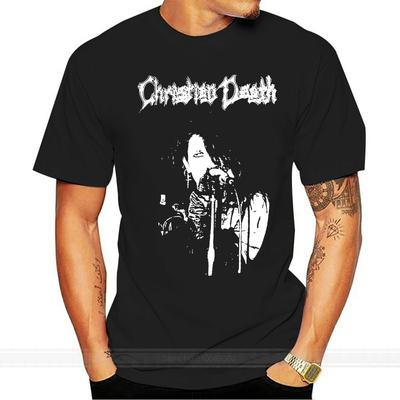 Vintage CHRISTIAN DEATH ONEITA Top Reprint USA Sz Harajuku Hip Hop Tee Shirt Cotton Tshirt Men Summer Fashion T-shirt Euro Size