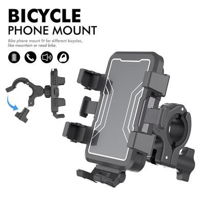 Uniwersalny uchwyt na telefon do motocykla, roweru - Obrotowy o 360°, Wstrząsoodporny uchwyt do jazdy na rowerze, e-rowerze i skuterze, System blokowania w jedną sekundę