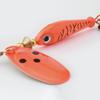 Spinner Fishing Lures with Triple Hooks Sequins Artificial Baits Hard Metal Spinner Baits for Freshwater Saltwater