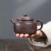210ml Chinese Yixing Purple Clay Teapot Handmade Orchid Stone Tea Pot Beauty Tea Infuser Kettle Household Zisha Tea Set Teaware
