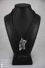 Friesian Horse I - Necklace with a Horse, Silver-plated Pendant for a Horse Fan, Unique Jewelry by Art-Dog Brand