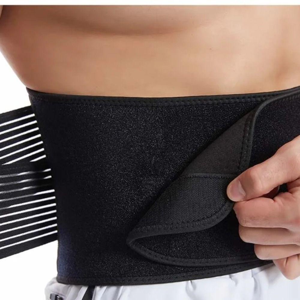 Pressurization Spine Support Belt Adjustable Orthopedic Lumbar Belt Waist Trainer Belt  Workout