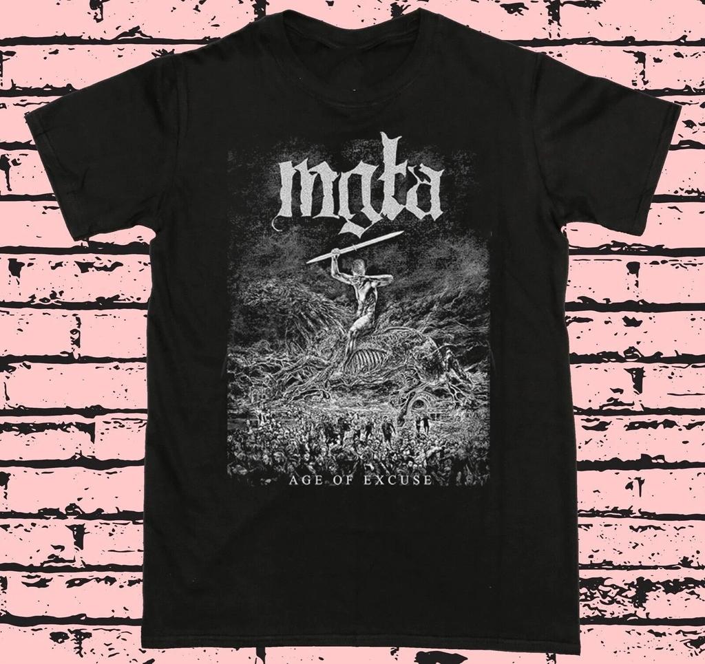 Mgla Age Of Excuse Unisex Svart T-shirt Full Storlek S-5XL