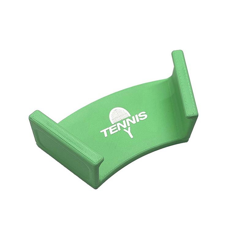 Wall Mounted Tennis Racket Wall Rack Plastic Self-Adhesive Badminton Rackets Holder Durable Punch-Free 1Pc