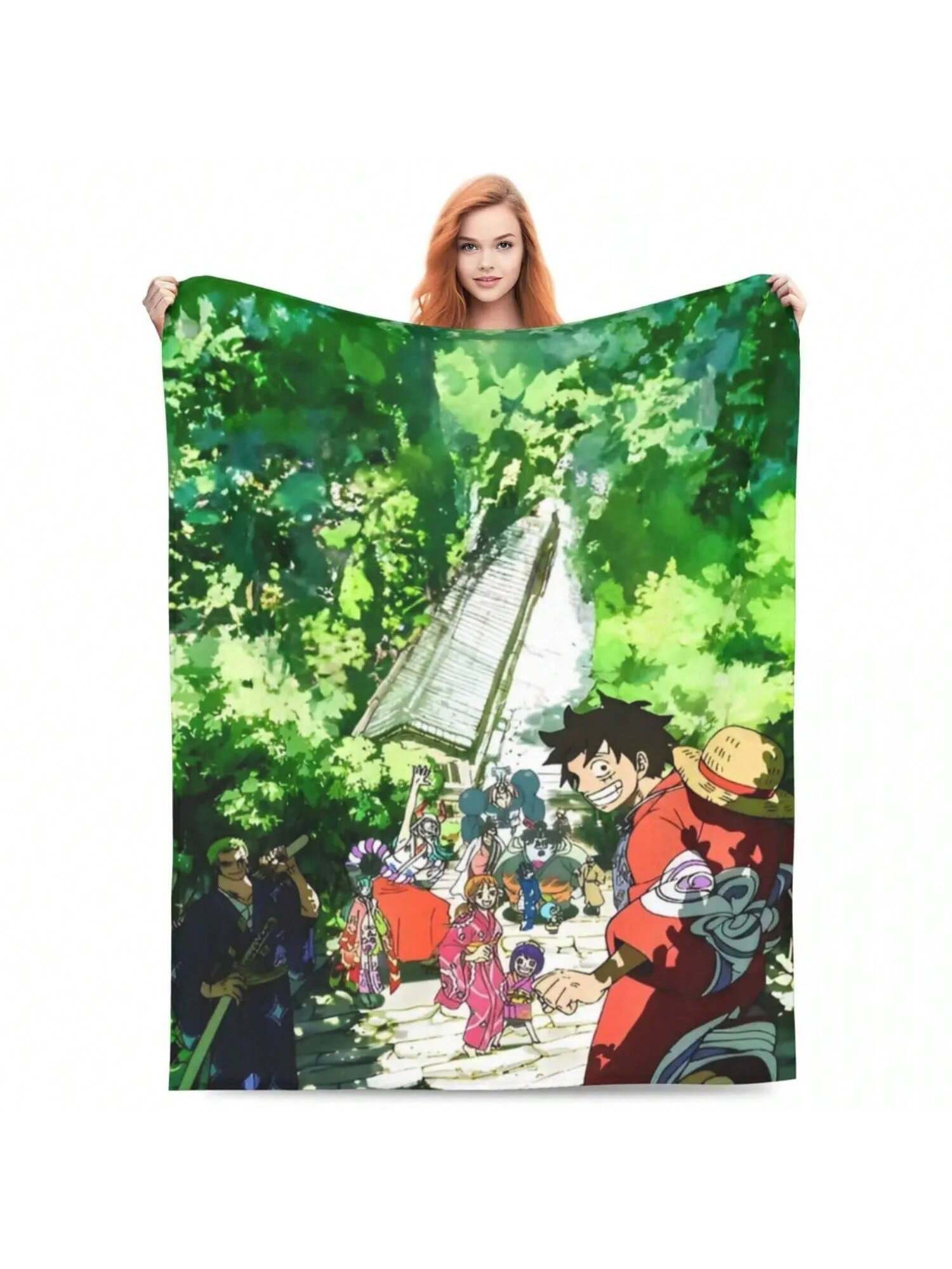 

One Anime P-Pieces Blanket Camping Bedding Throws For Couch Bed Warm Soft Design Quality Bedspread Gift 75X95CM