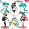 Anime Figure Cherry Blossoms Dress Action Figures Kawaii Swimsuit Vocaloid Pvc Collectible Model Toys Girl Gift