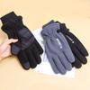 Winter Ski Gloves Men Cycling Bike Gloves Thermal Polar Fleece Gloves Cold Wind Waterproof Touchscreen Warm Skiing Mitten