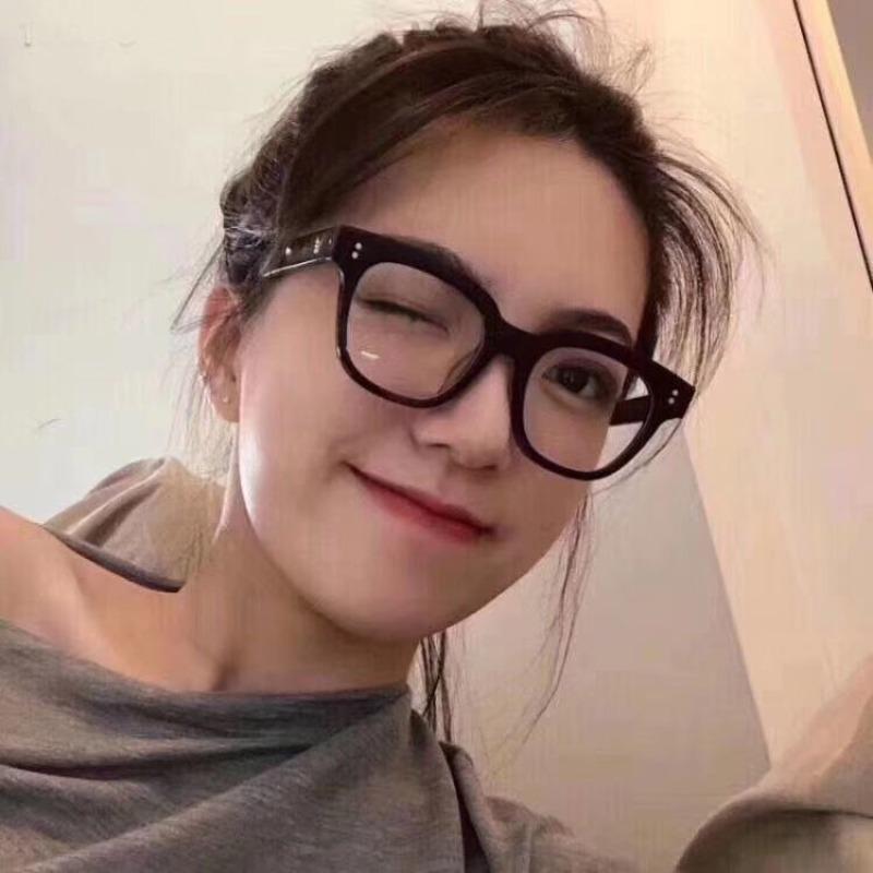 Computer Glasses Plastic Spectacle Frame Women/Men  cermin mata Anti Blue Light Round Eyewear Blocking Glasses Optical Eyeglass