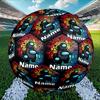 Custom Name Personalized Among Us Print Size 5 Soccer Ball Training & Match Football, for Team, Kicking, Gift for Football Enthusiasts