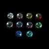 50pcs/lot 4mm 6mm Round Crystal Beads Shiny Faceted Glass Beads Loose Spacer Beads for Jewerly Making Bracelet Necklace