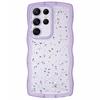 JTW Series for Samsung Galaxy S22 Ultra 5G Cell Phone Case TPU Glitter Sparkle Wavy Edge Cover