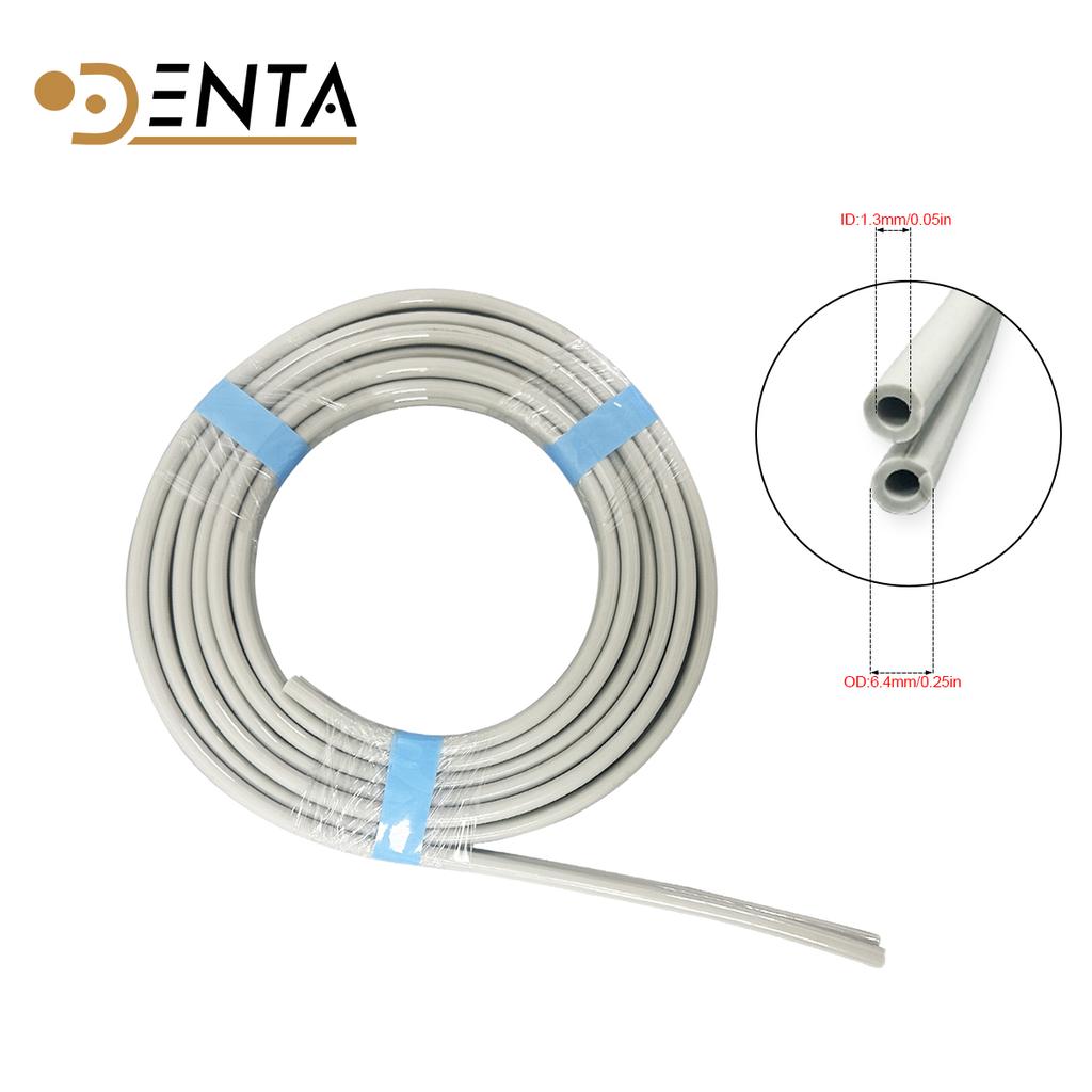 2 meter 2 Hole tubing for Dental Unit Foot Control Pedal Standard Tube Hose Cable Dental Lab Chair equipment  parts fit Durr