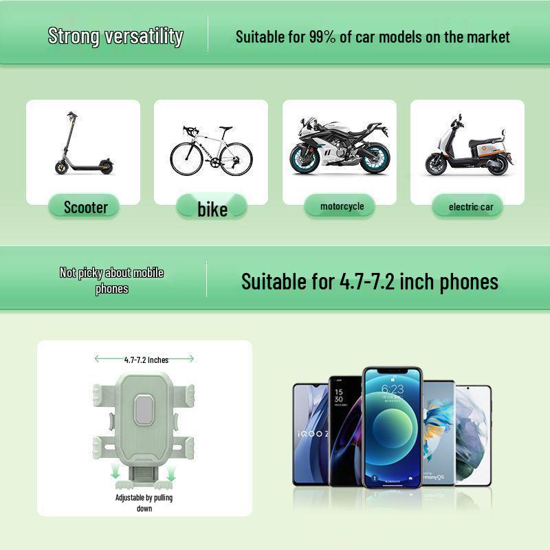 Shockproof Electric Bike Phone Holder for Navigation