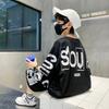 Boys' Summer Fashion Leisure Sports 2-piece T-shirt+Pants Suitable for Boys Aged 5-14 Hip Hop Style Fashion Clothing Set