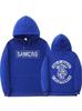 2025 Spring SAMCRO Couple Printed Fleece-Lined Hoodie Sweatshirt