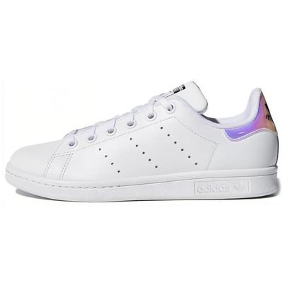 Originals STAN SMITH J Slip Resistant, Abrasion Resistant, Breathable Low Top Kids' Skateboarding Shoes White Sneakers AQ6272