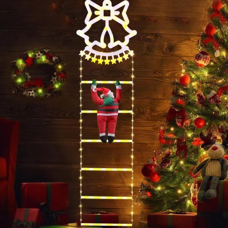 Santa Claus Climbing LED Stair Lights