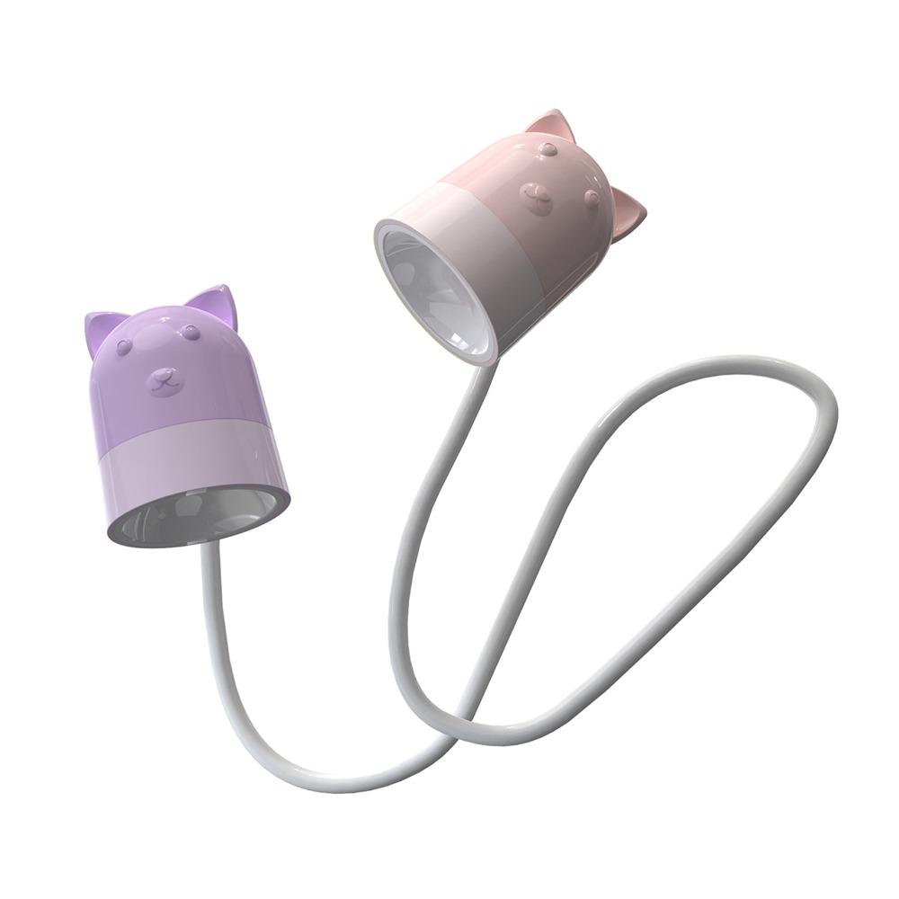 

Durable LED Night Light Mini Neck-hanging Ambient Light Desktop Plastic Neck Hanging Light Night Use