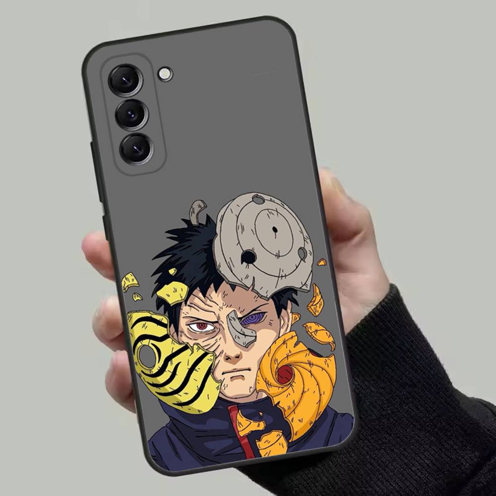 

U-UchihaS Anime O-Obito Phone Case For Samsung Galaxy A13,A21s,A22,A31,A32,A52,A53,A71,A80,Soft Black Shell Samsung a21s