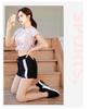 2022 Women's Plus Size Loose Short Sleeve Yoga Fitness Top - Solid Color, Round Neck