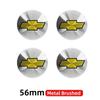 4 pezzi 56mm 60mm 65mm Tappo Coprimozzo Ruota Auto 3D Per Chevrolet Emblema Logo Adesivo Coprimozzo Accessori Styling Auto