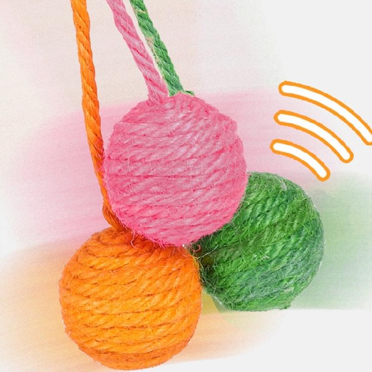 Cats Sisal Rope Natural Sisal Sphere for Mental Stimulation and Physical Activity